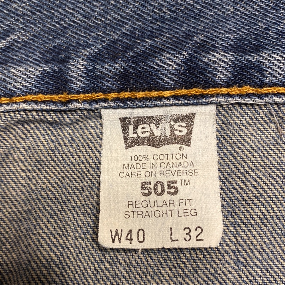 Vintage Men's 505 Levi's Jeans 40 x 32 - Picture 8 of 16